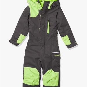 Arctix Youth Snowsuit in Black and Lime (Kids/Boys/Unisex)